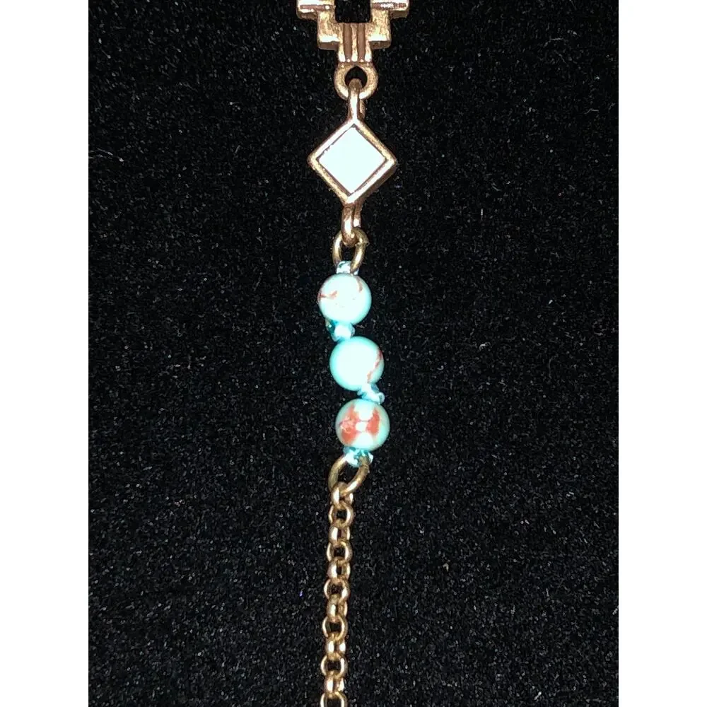 CHLOE + ISABEL stepwells two-row convertible necklace - N090 - Picture 4 of 4